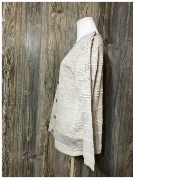 C&K Designs Tan Cardigan Sweater womens size small Lightweight NWT - Picture 2 of 11